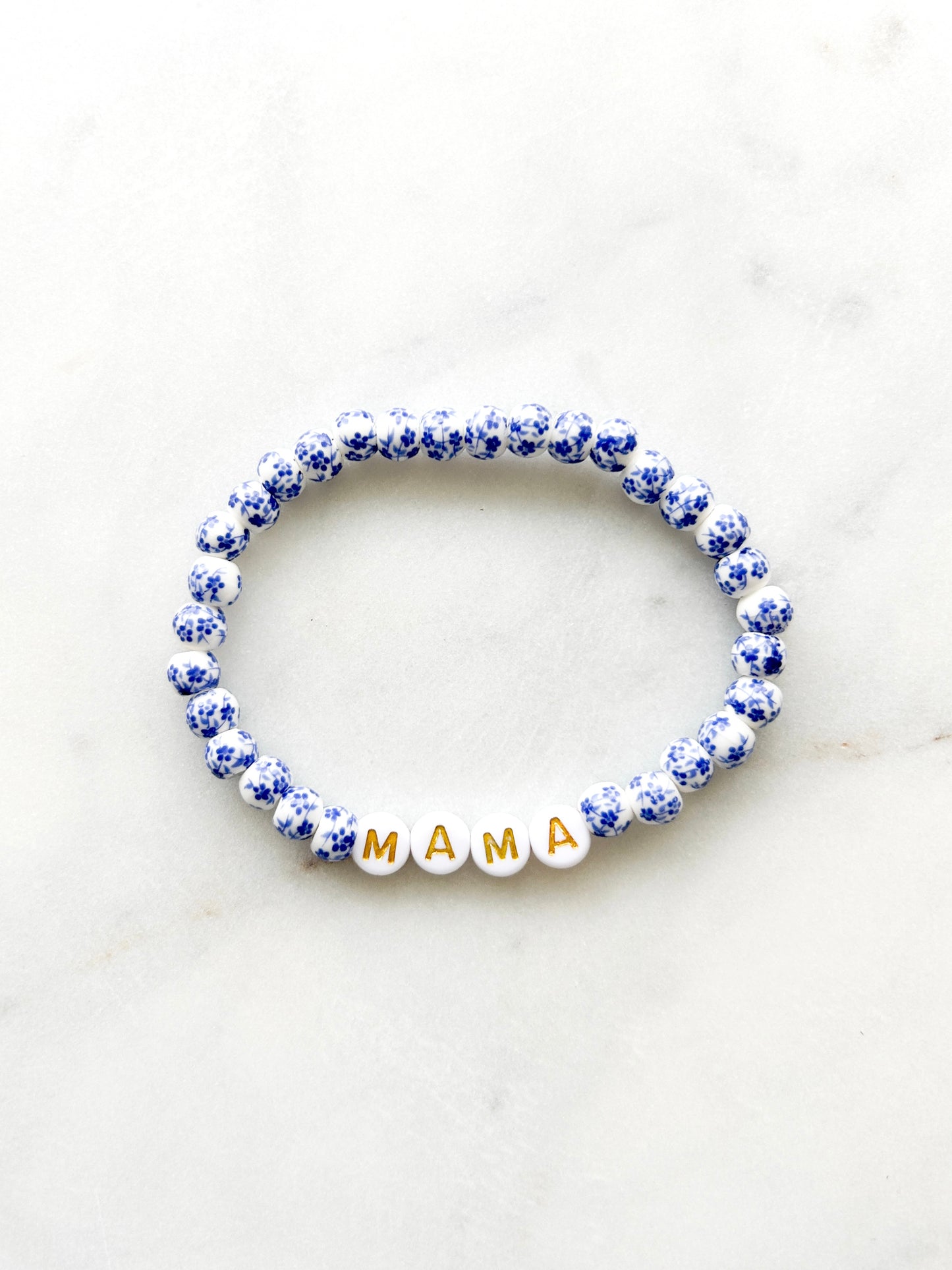 Floral Letter Bracelet