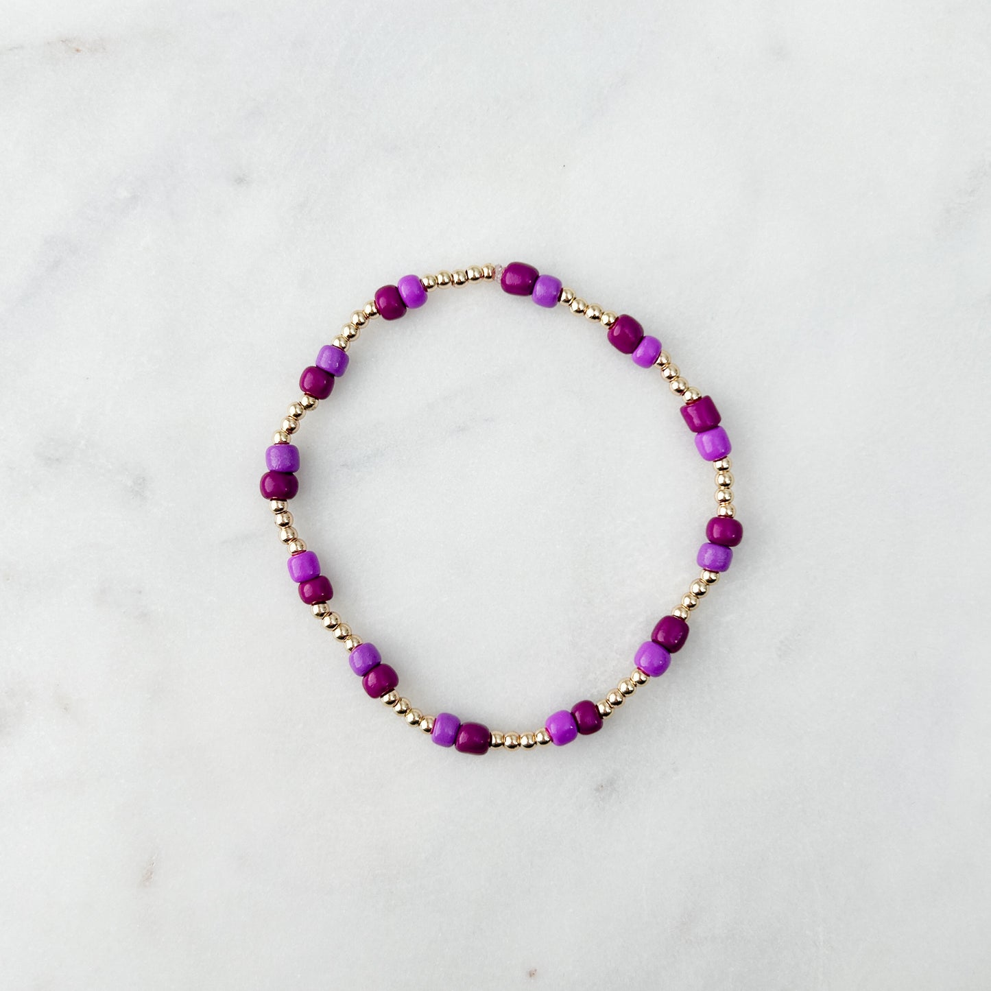 Colourfully Golden Bracelet