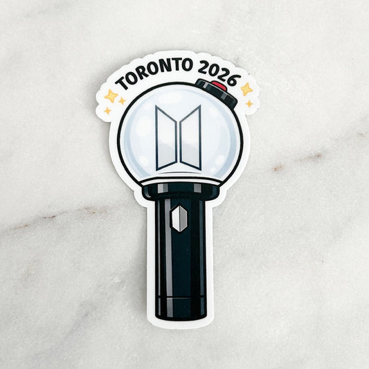 BTS Tour Sticker - ARMY Lightstick Toronto 2026