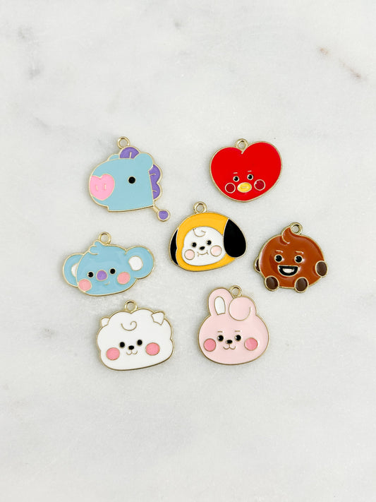 Kpop | e-reader & phone USB charm / dust plug